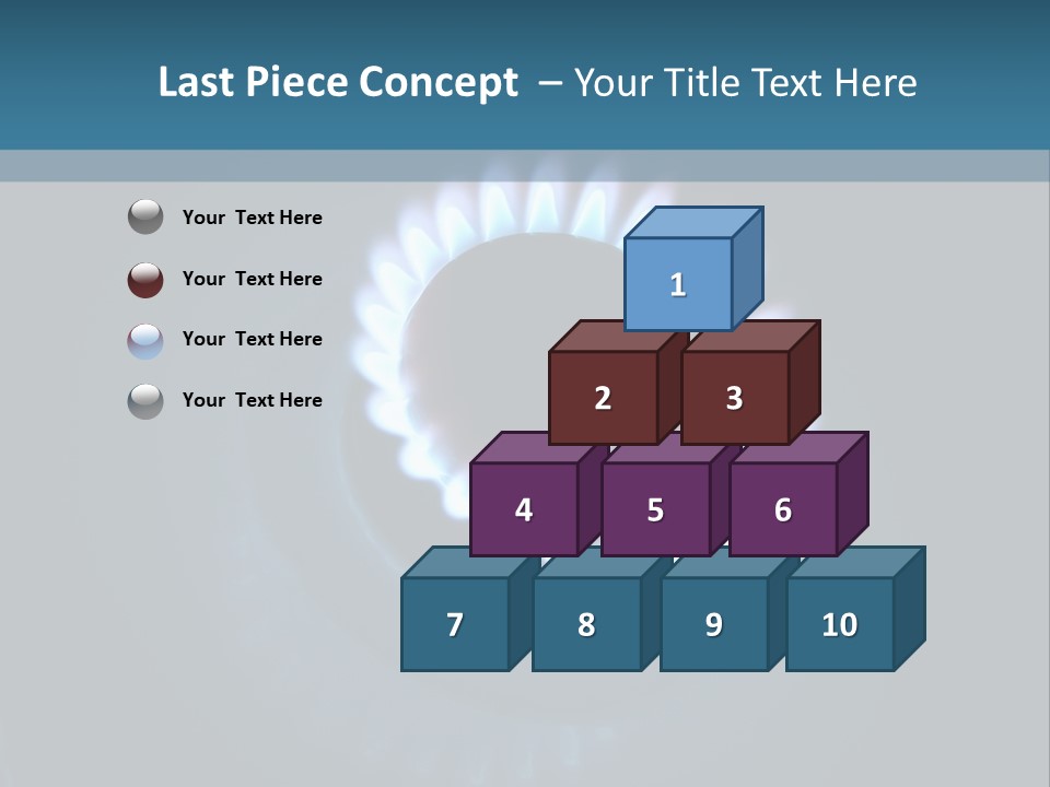 Kitchen Burn Oval PowerPoint Template
