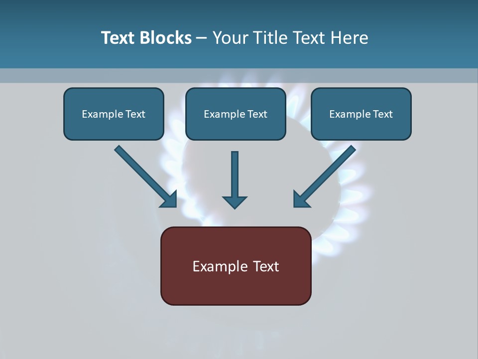 Kitchen Burn Oval PowerPoint Template
