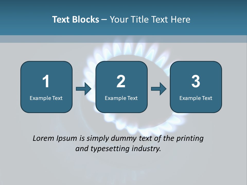 Kitchen Burn Oval PowerPoint Template