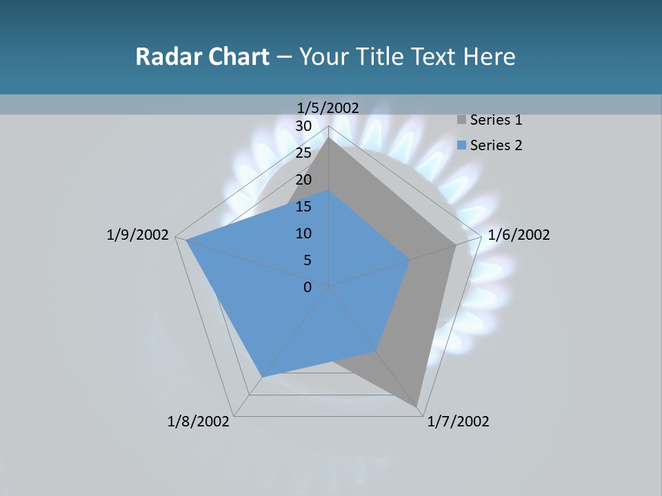 Kitchen Burn Oval PowerPoint Template