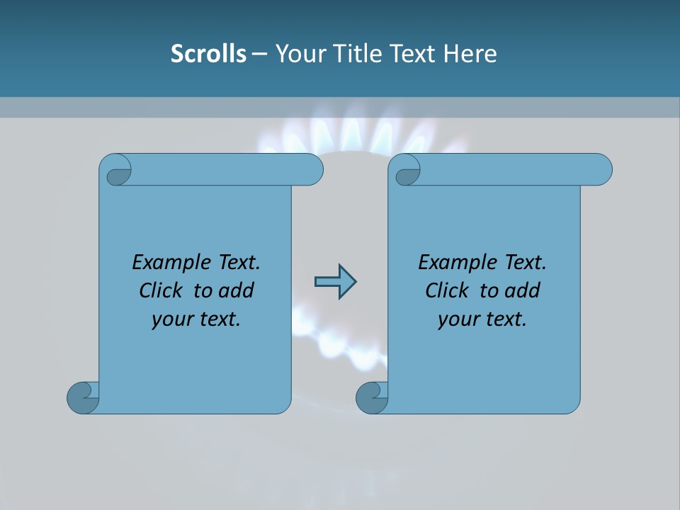 Kitchen Burn Oval PowerPoint Template