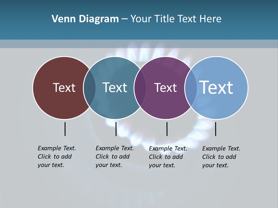 Kitchen Burn Oval PowerPoint Template