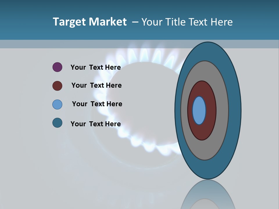 Kitchen Burn Oval PowerPoint Template