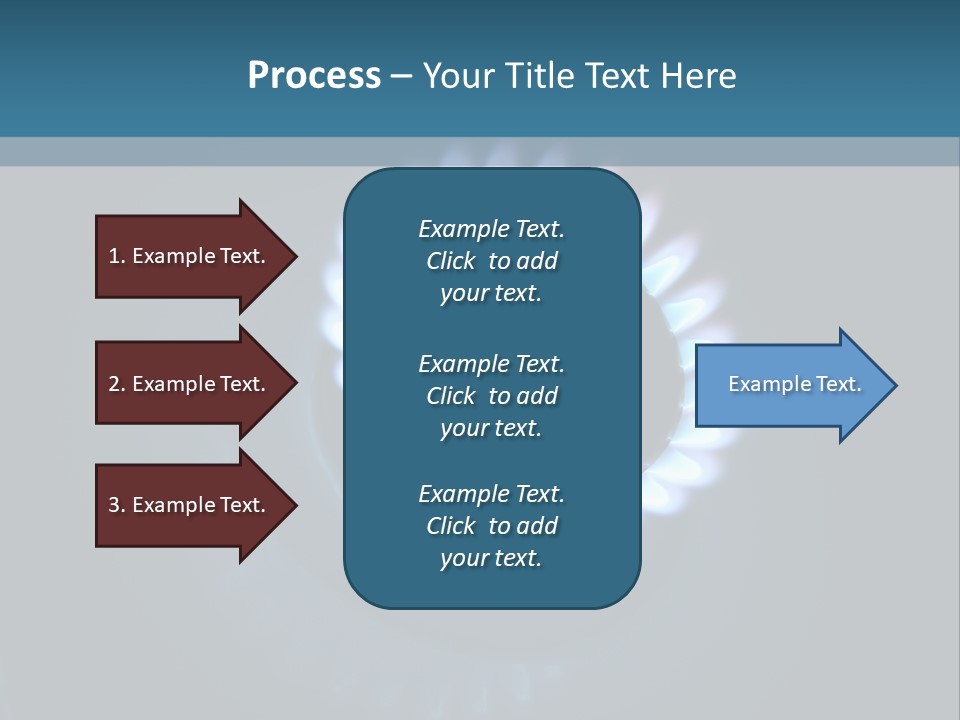 Kitchen Burn Oval PowerPoint Template