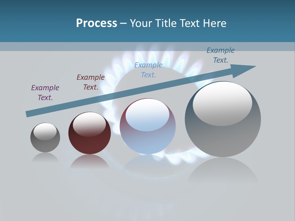 Kitchen Burn Oval PowerPoint Template