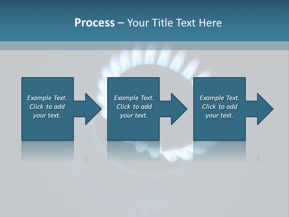 Kitchen Burn Oval PowerPoint Template