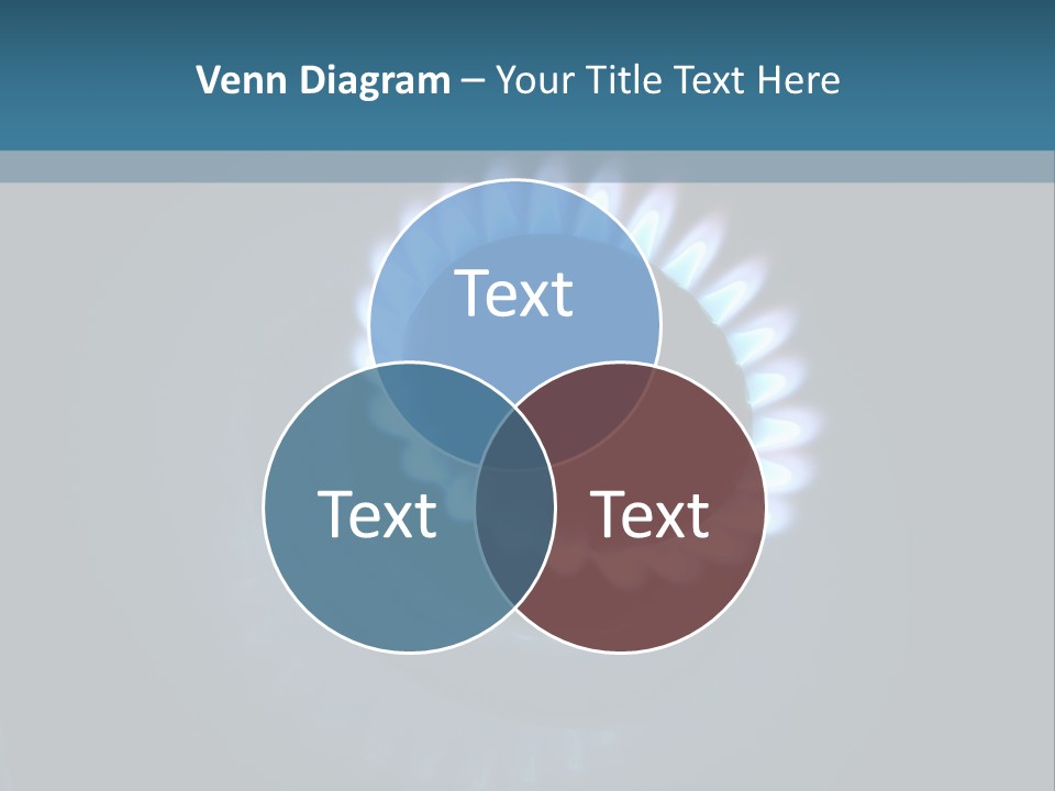 Kitchen Burn Oval PowerPoint Template
