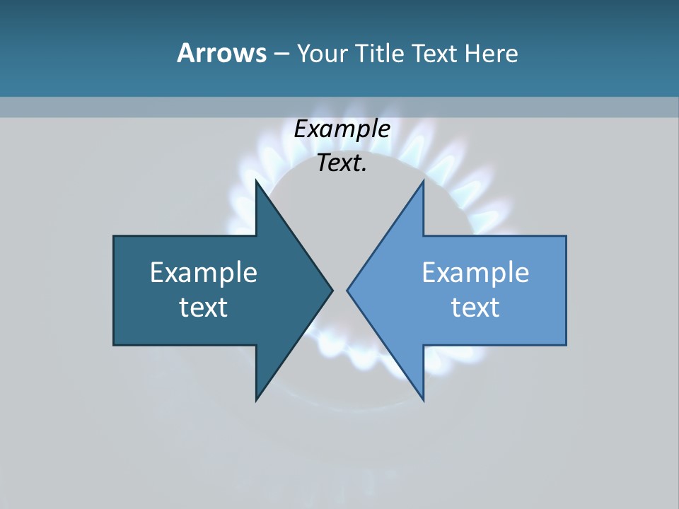 Kitchen Burn Oval PowerPoint Template