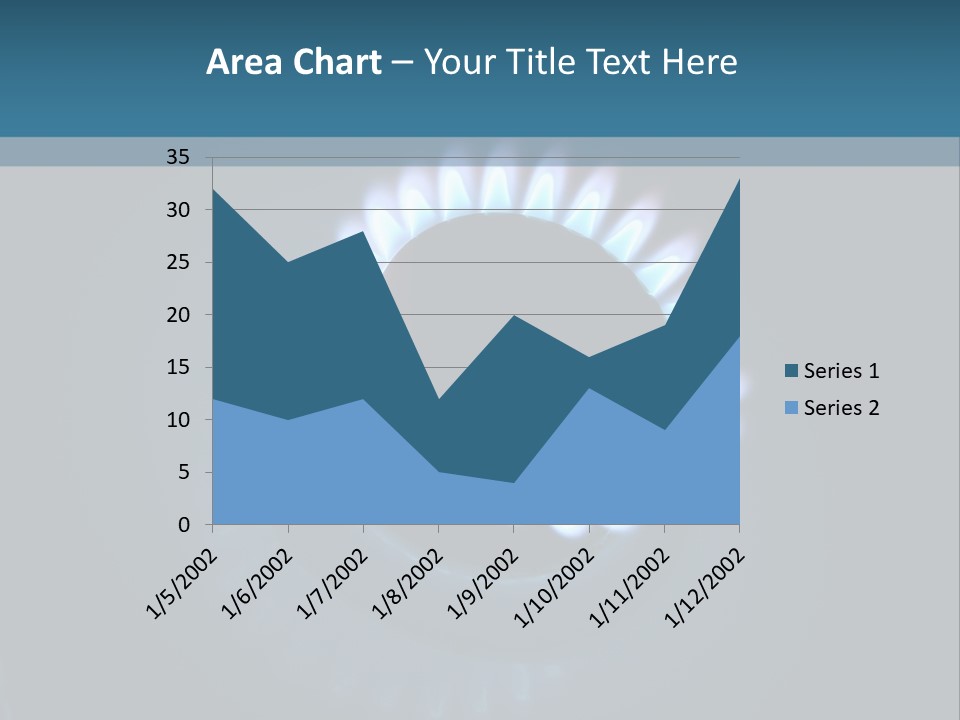 Kitchen Burn Oval PowerPoint Template
