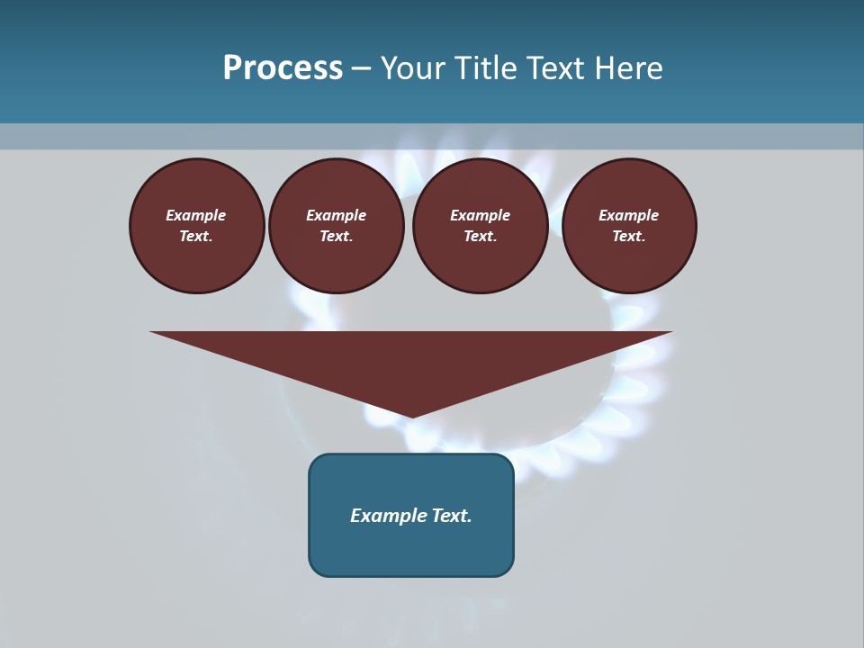 Kitchen Burn Oval PowerPoint Template