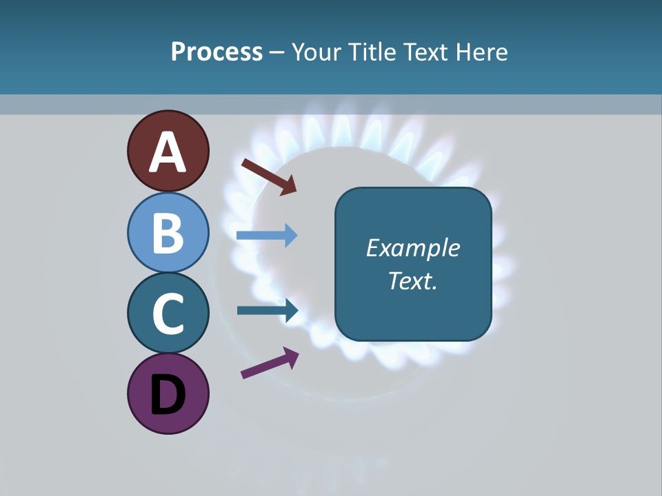 Kitchen Burn Oval PowerPoint Template