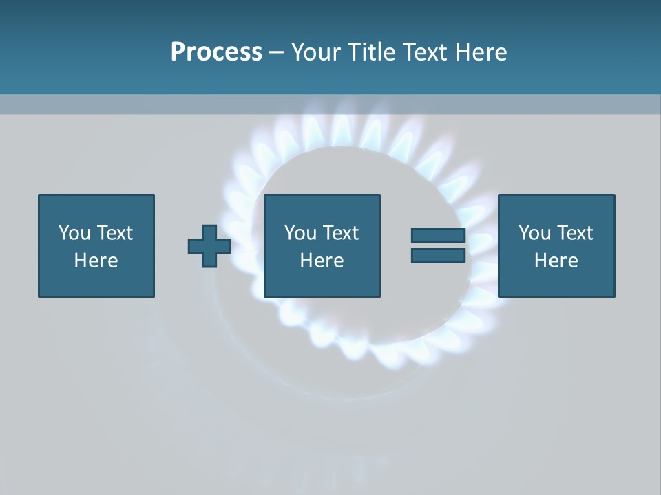 Kitchen Burn Oval PowerPoint Template