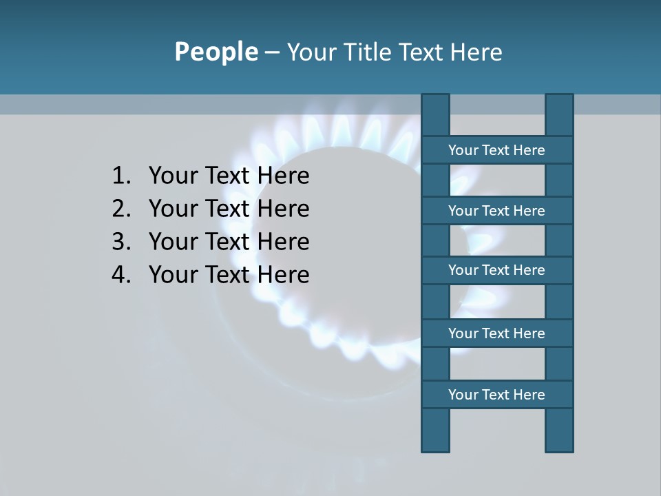 Kitchen Burn Oval PowerPoint Template