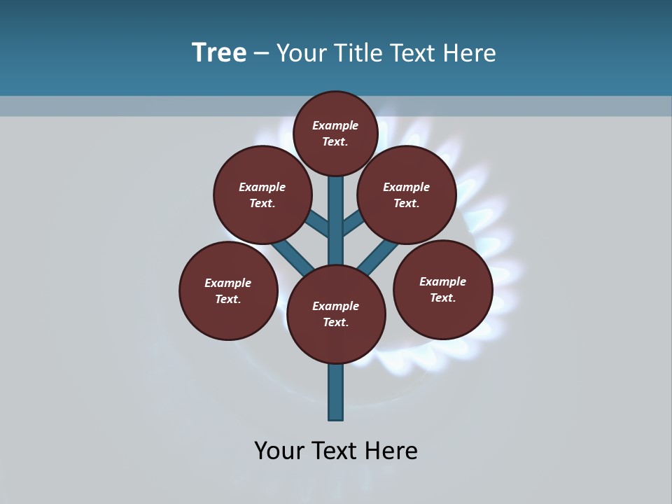 Kitchen Burn Oval PowerPoint Template