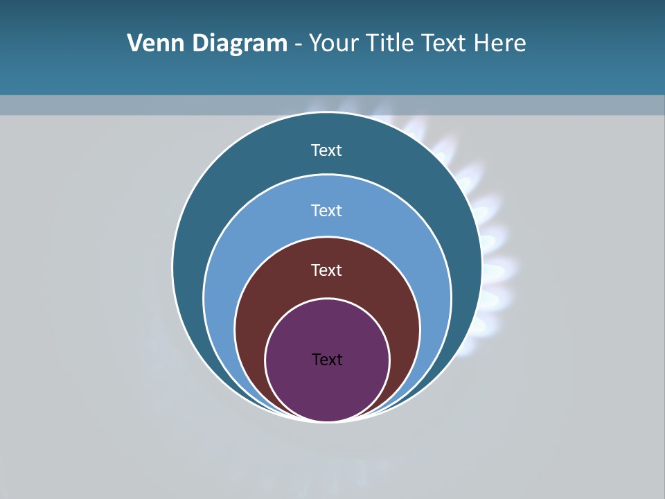 Kitchen Burn Oval PowerPoint Template