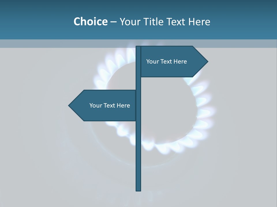 Kitchen Burn Oval PowerPoint Template