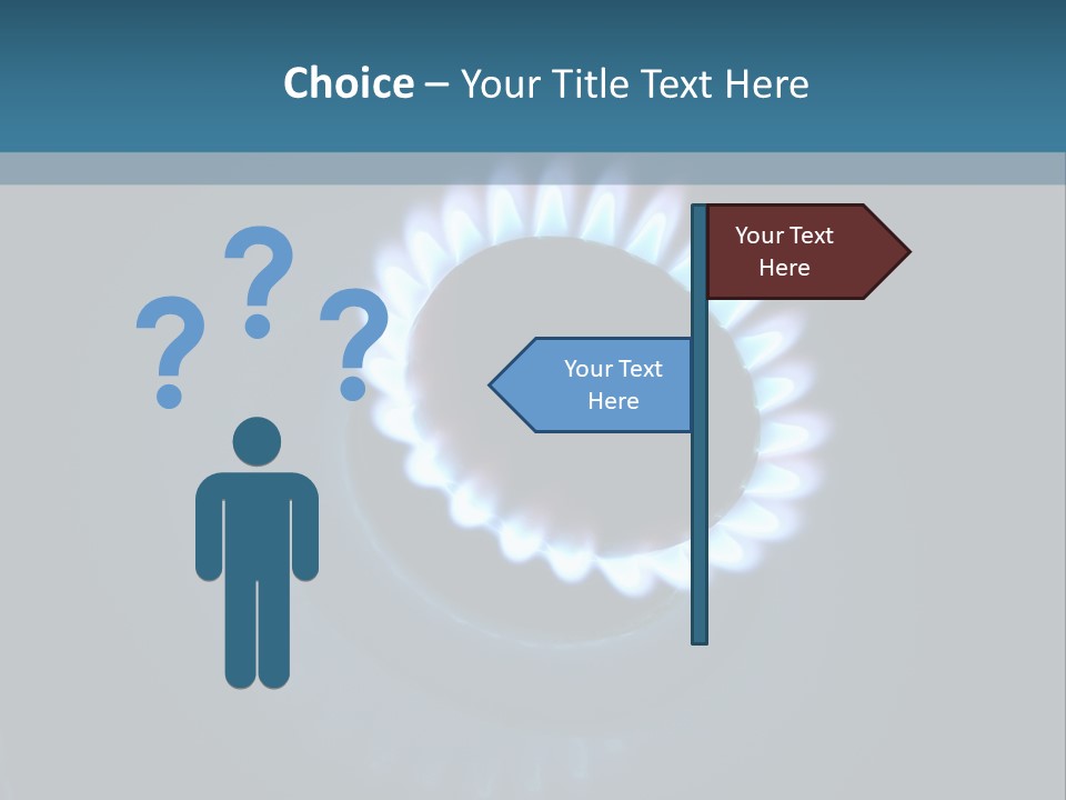 Kitchen Burn Oval PowerPoint Template