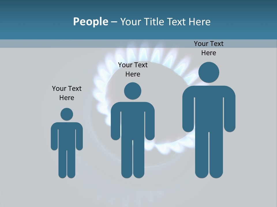 Kitchen Burn Oval PowerPoint Template