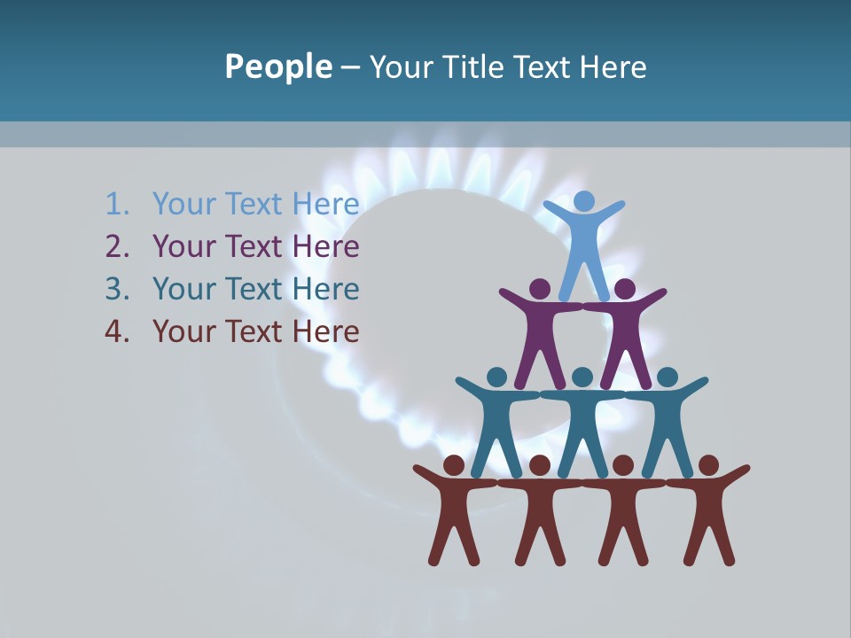 Kitchen Burn Oval PowerPoint Template