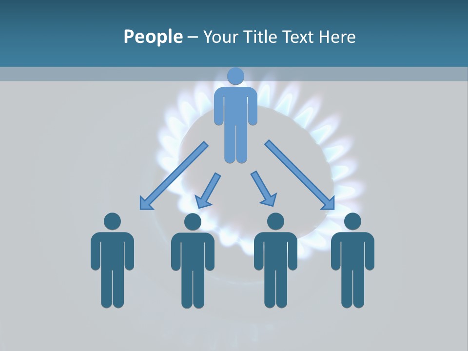 Kitchen Burn Oval PowerPoint Template