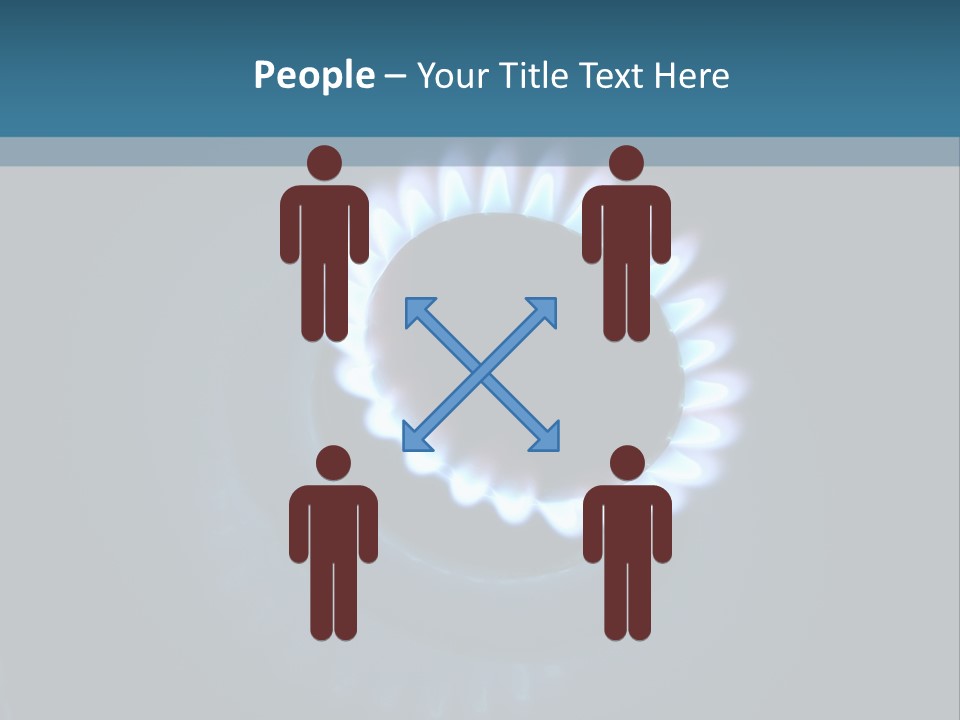 Kitchen Burn Oval PowerPoint Template