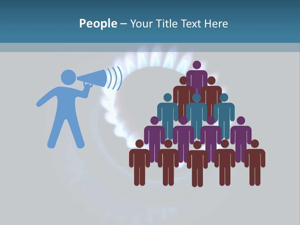 Kitchen Burn Oval PowerPoint Template