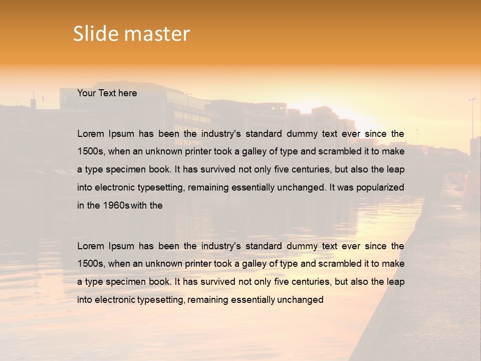 Nation Design Lights PowerPoint Template