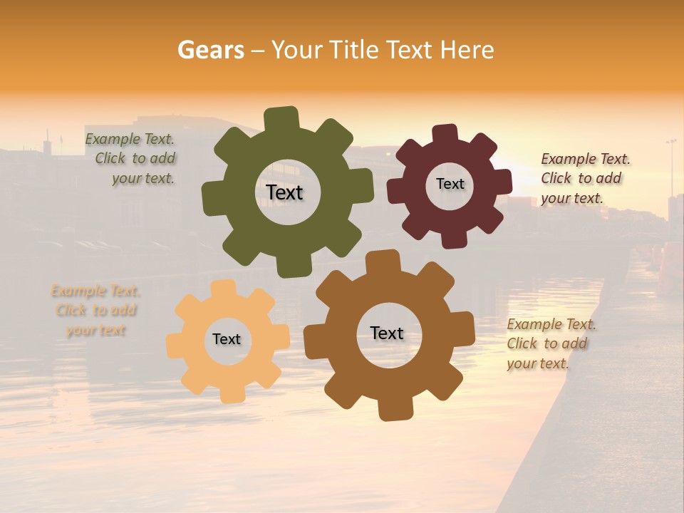 Nation Design Lights PowerPoint Template