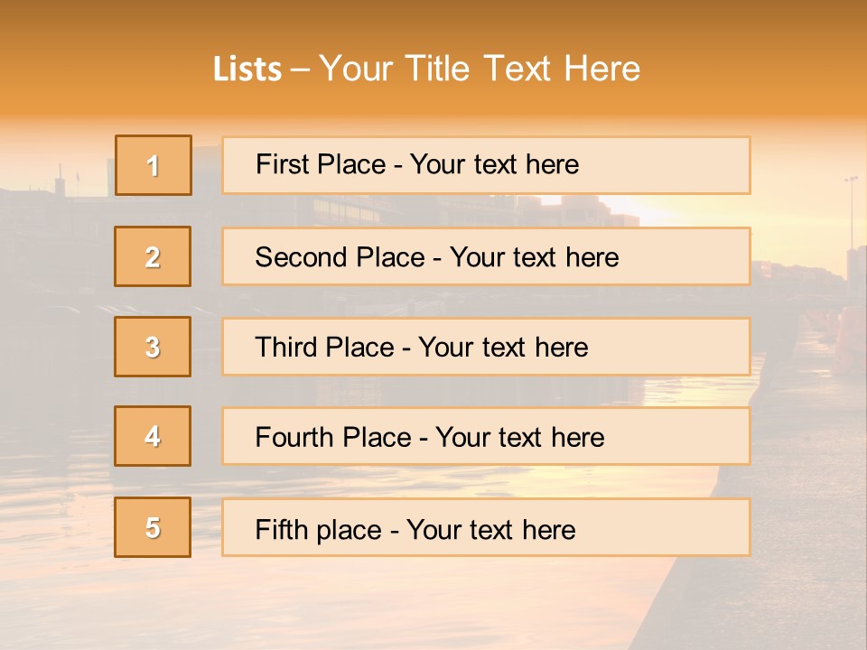 Nation Design Lights PowerPoint Template