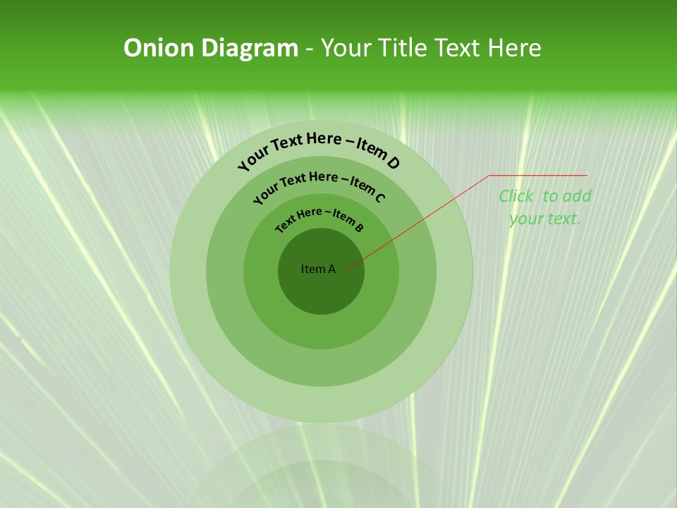 Nervure Palmiers Feuille PowerPoint Template