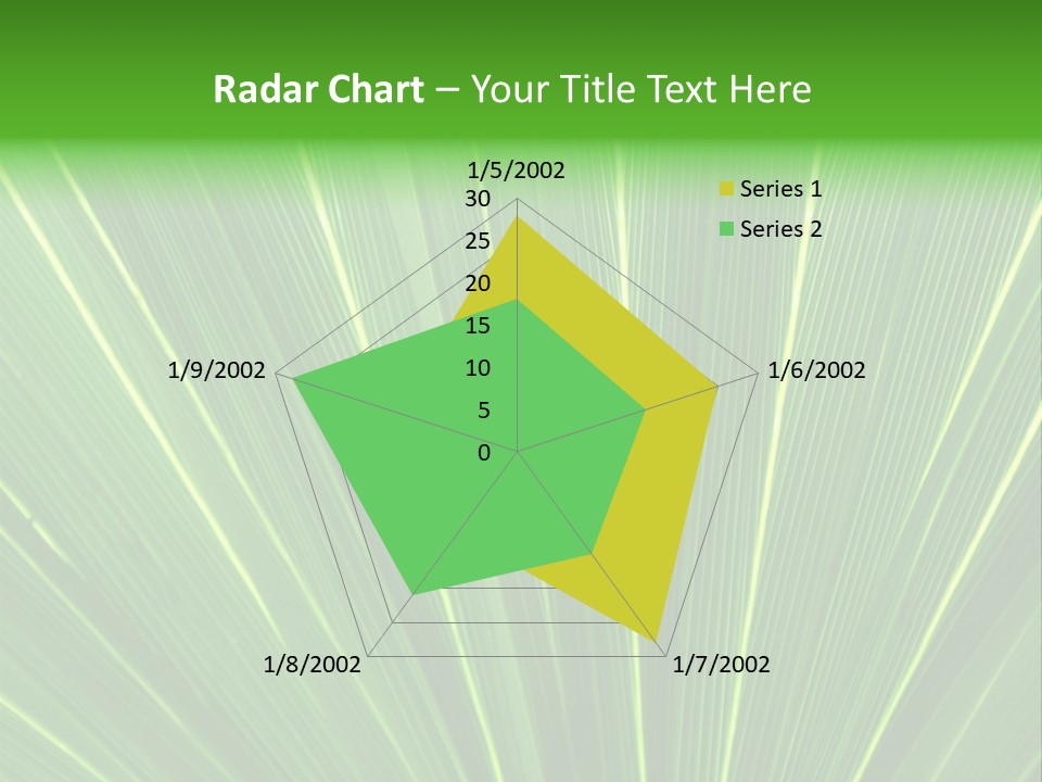 Nervure Palmiers Feuille PowerPoint Template
