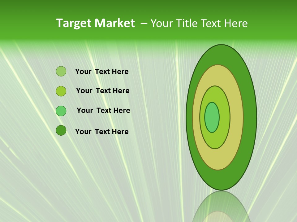 Nervure Palmiers Feuille PowerPoint Template