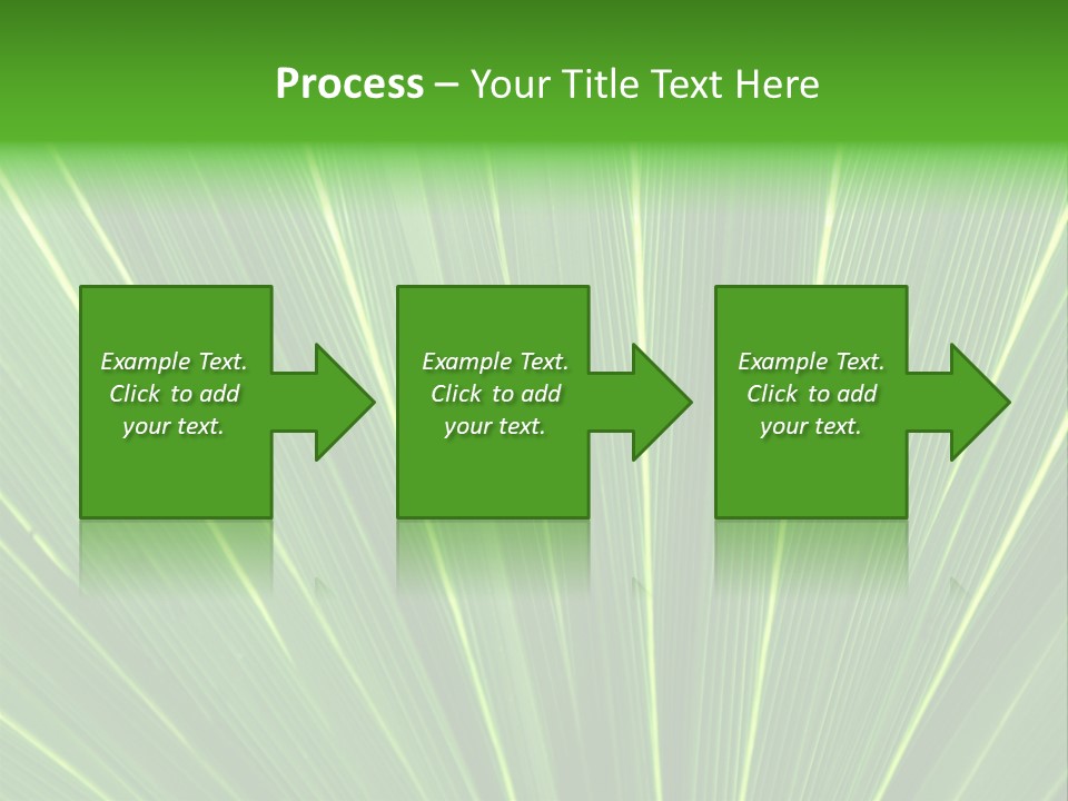 Nervure Palmiers Feuille PowerPoint Template