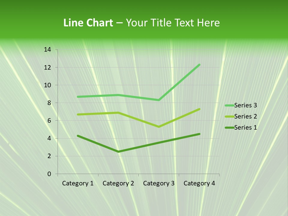 Nervure Palmiers Feuille PowerPoint Template