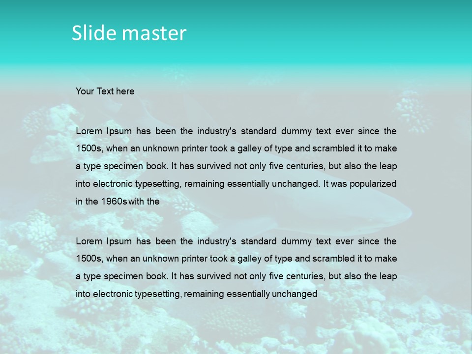 Fotosub Buceo Oceania PowerPoint Template