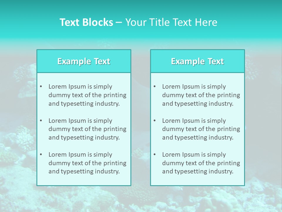 Fotosub Buceo Oceania PowerPoint Template
