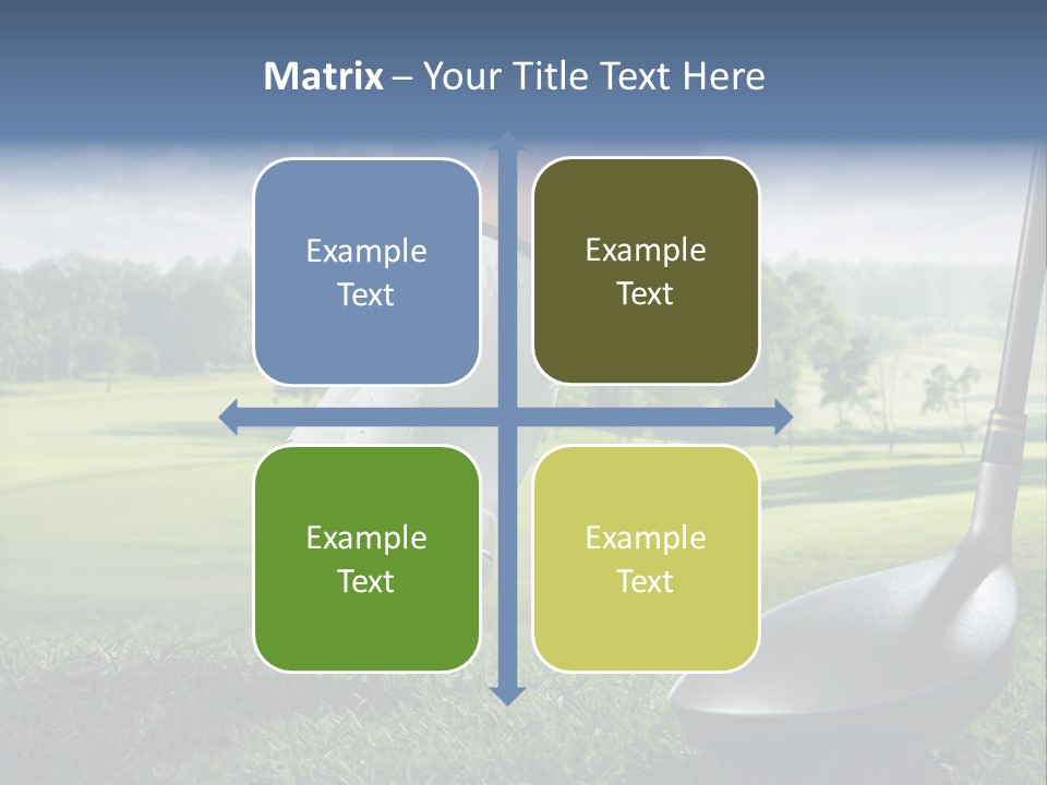 Ball Recreation Grass PowerPoint Template