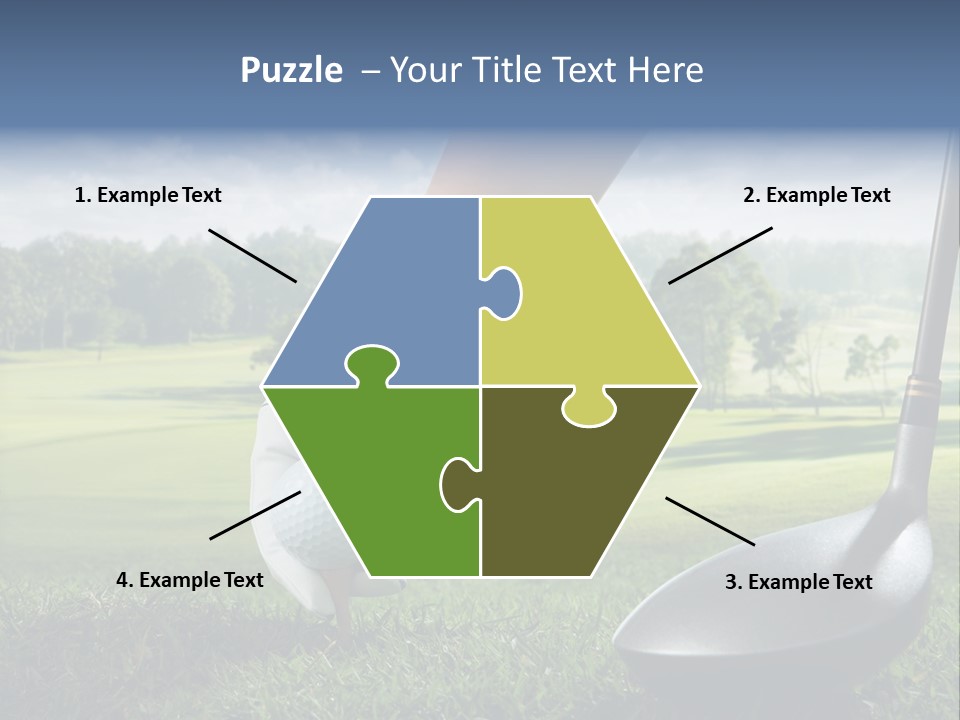 Ball Recreation Grass PowerPoint Template