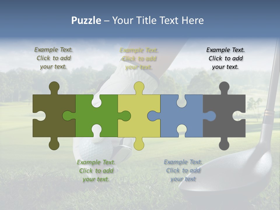 Ball Recreation Grass PowerPoint Template