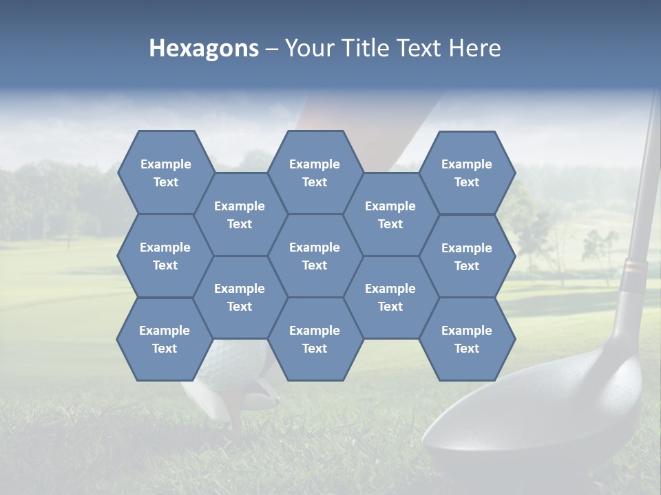 Ball Recreation Grass PowerPoint Template