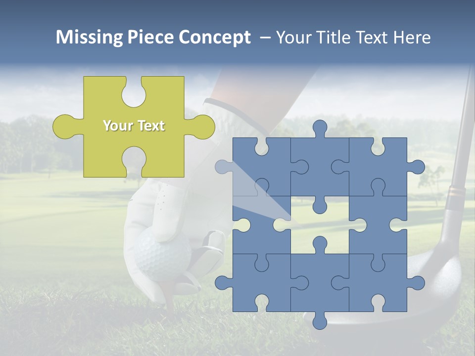 Ball Recreation Grass PowerPoint Template