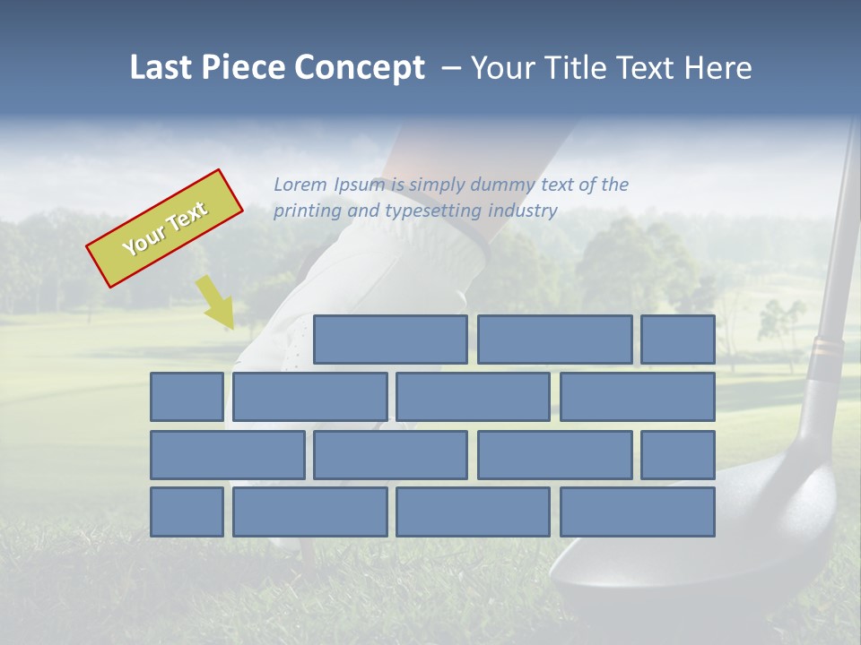 Ball Recreation Grass PowerPoint Template