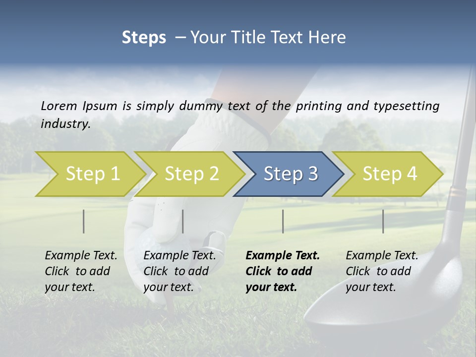Ball Recreation Grass PowerPoint Template