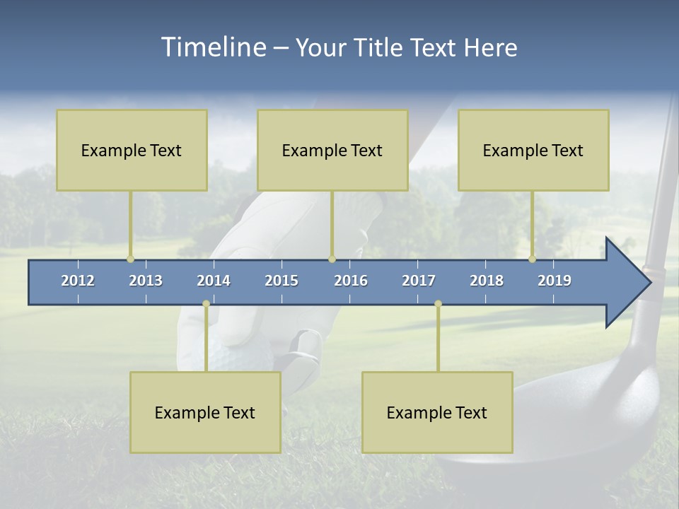 Ball Recreation Grass PowerPoint Template