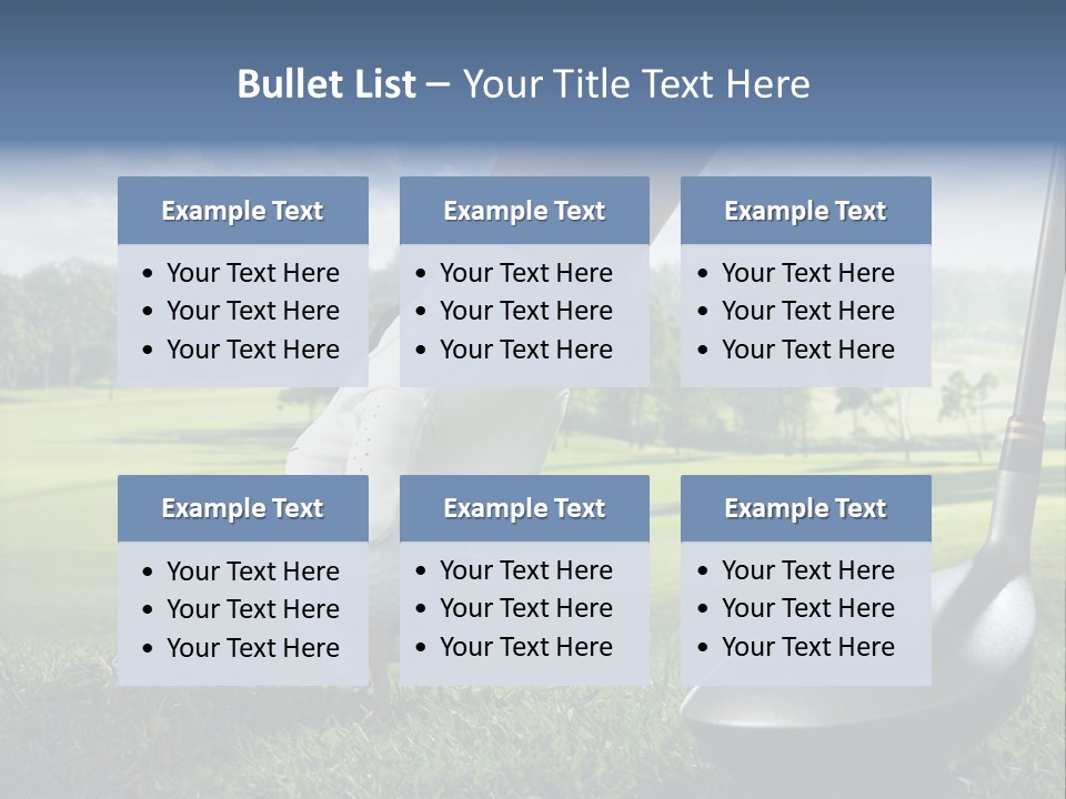Ball Recreation Grass PowerPoint Template