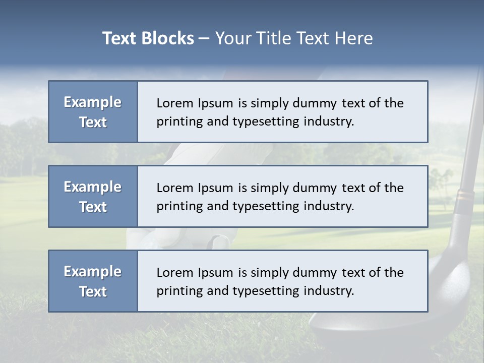 Ball Recreation Grass PowerPoint Template