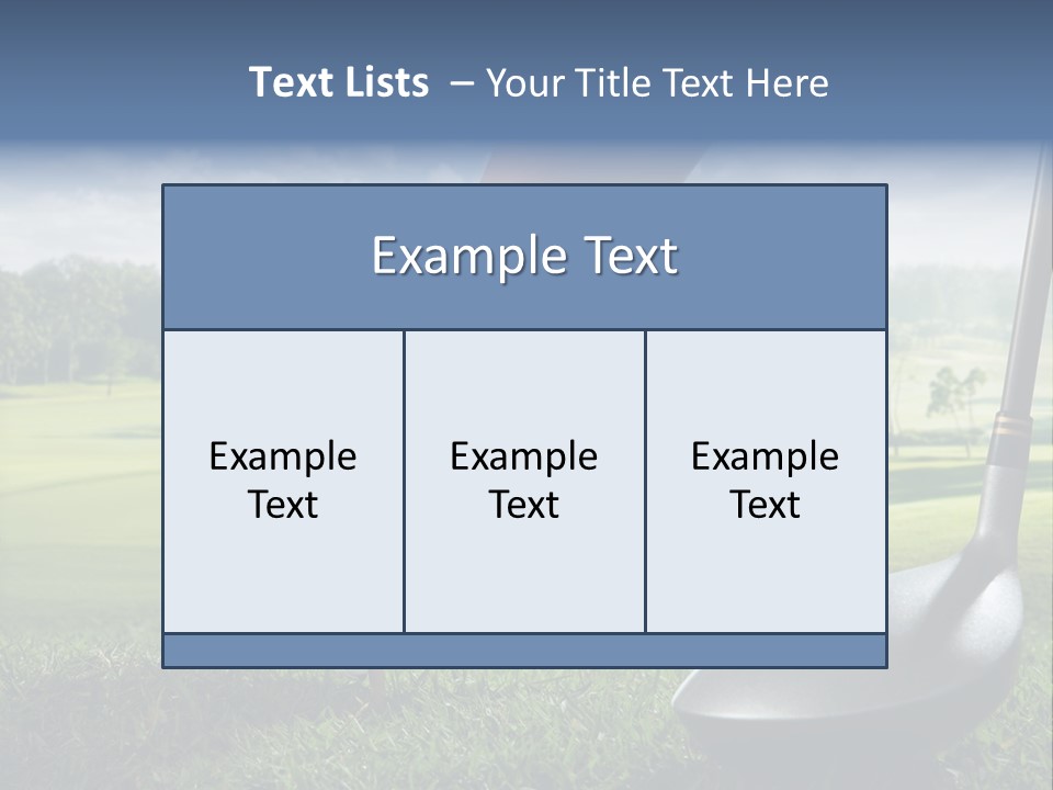 Ball Recreation Grass PowerPoint Template