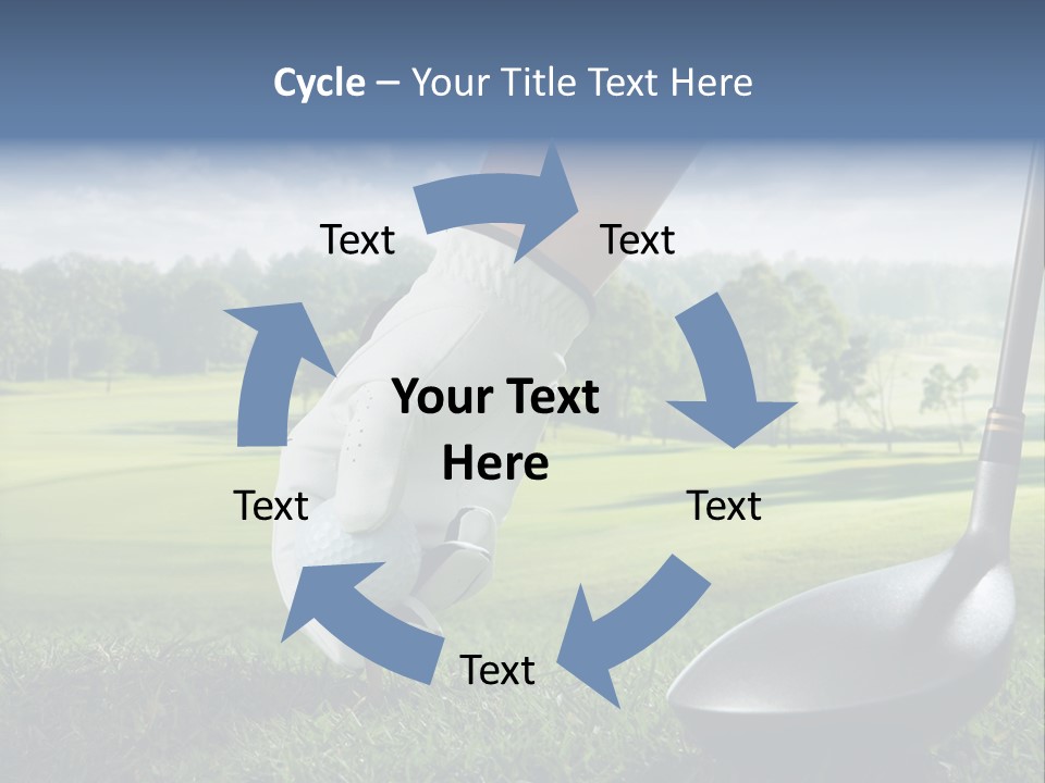 Ball Recreation Grass PowerPoint Template