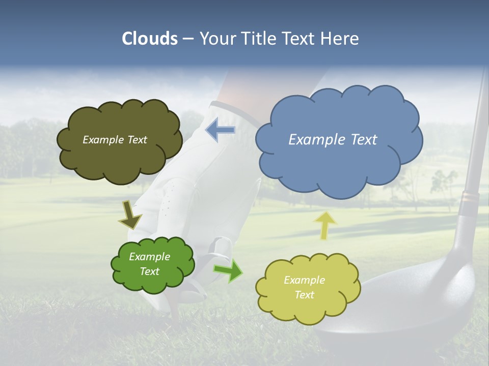 Ball Recreation Grass PowerPoint Template