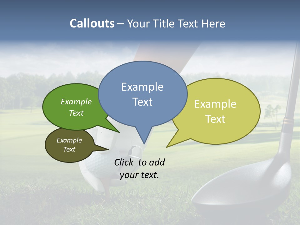 Ball Recreation Grass PowerPoint Template